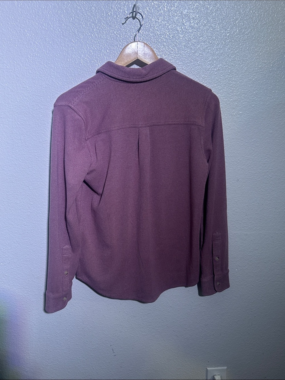 Faherty Button-Down Shirt — Dusty Mauve - Picture 3 of 4